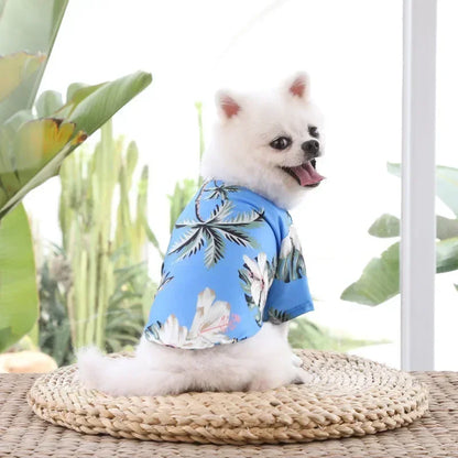 Hawaiian Dog Beach Shirt