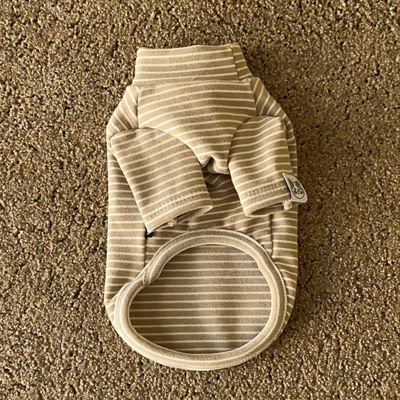 Striped Knit Dog Sweater Vest