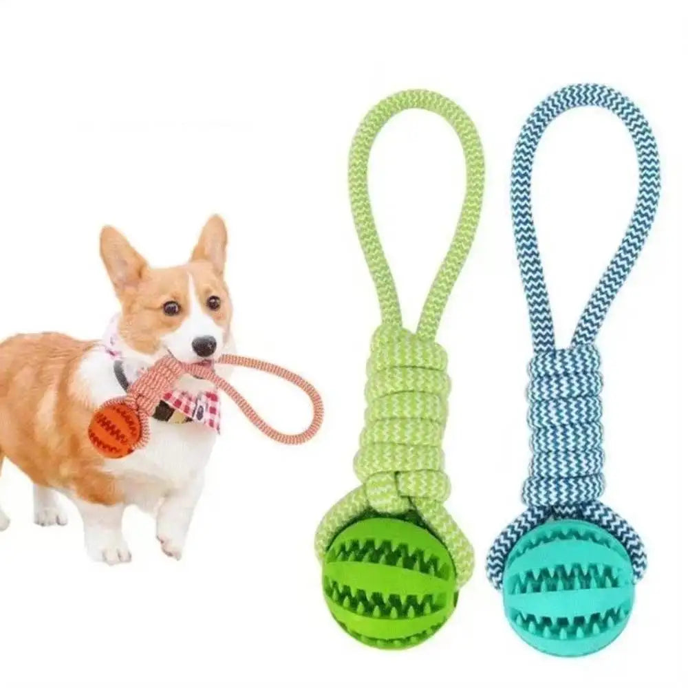 Cotton Rope Treat Ball Dog Toy