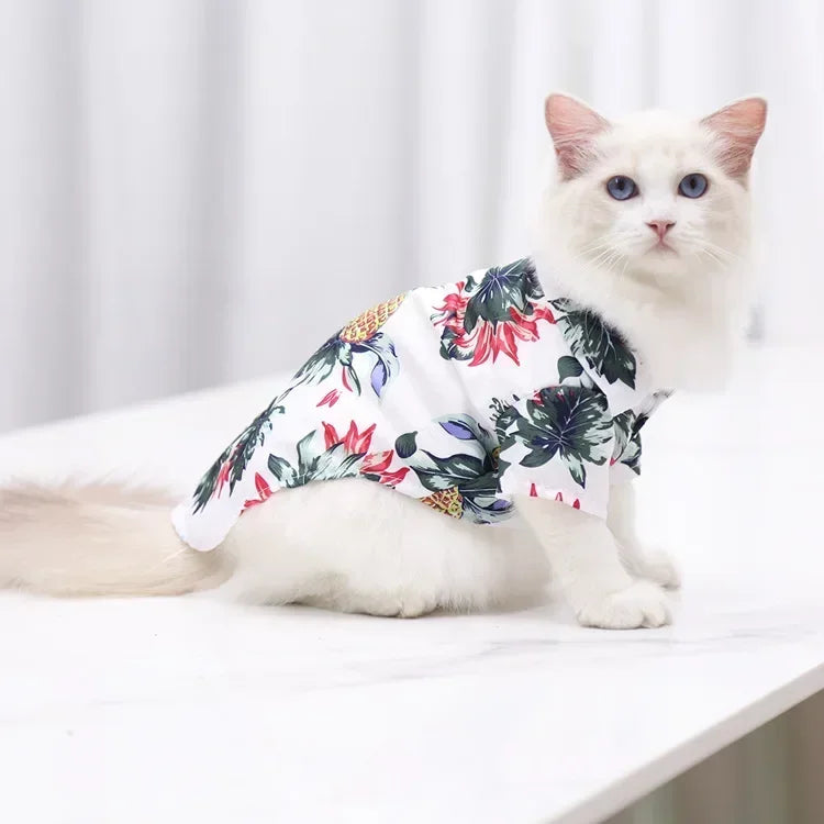Hawaiian Dog Beach Shirt