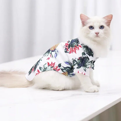 Hawaiian Dog Beach Shirt