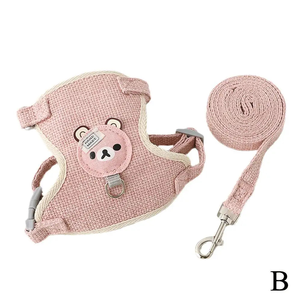 Breathable Step-In Dog Harness & Leash