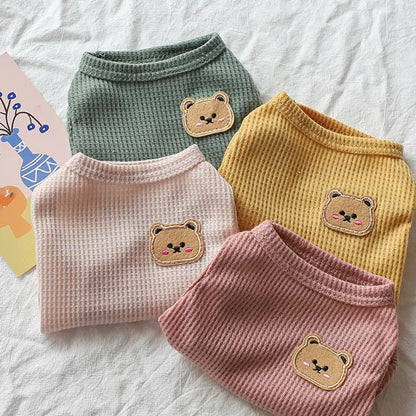 Green Bear Dog Tee