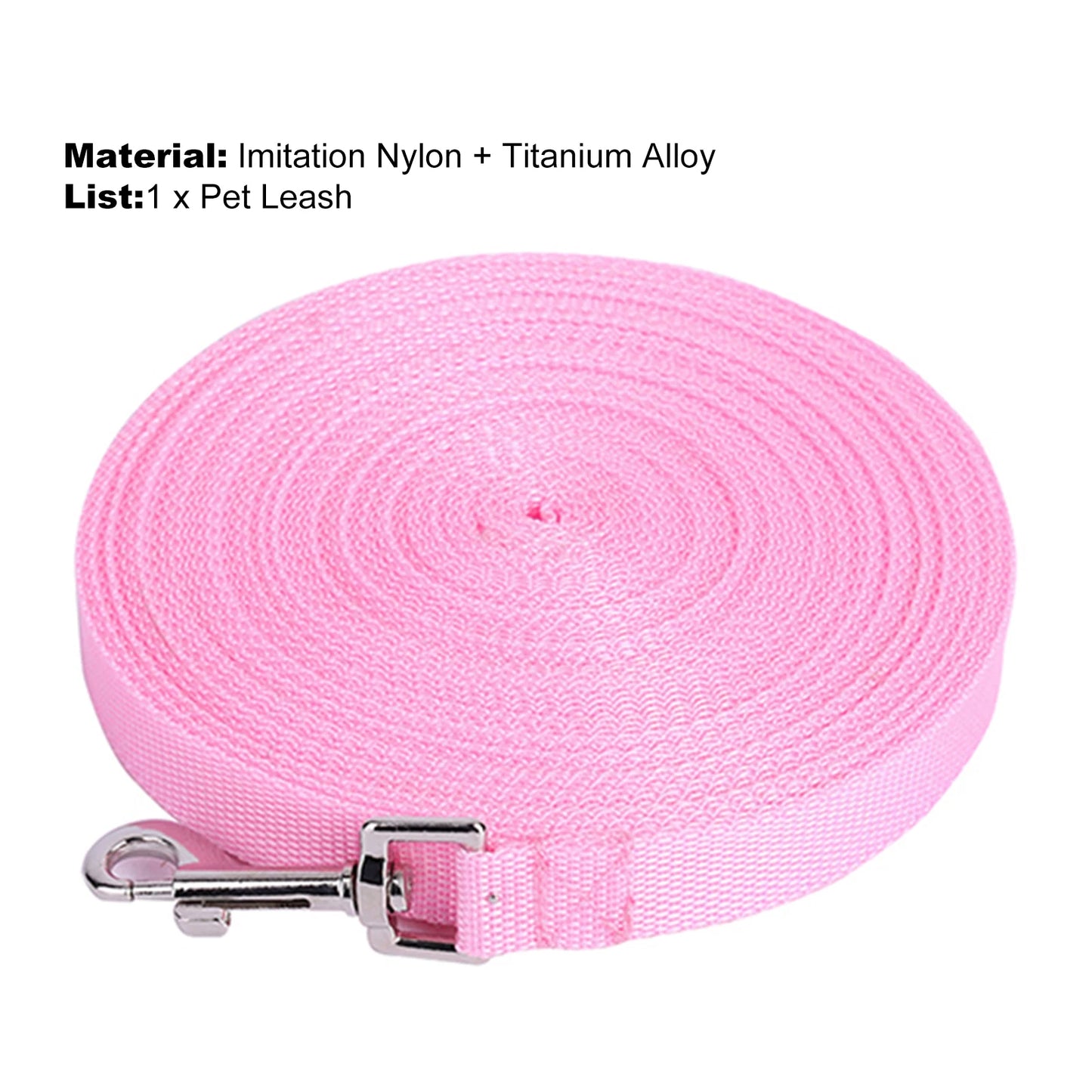 Nylon Dog Training Leashes Pet Supplies Walking Harness Collar Leader Rope For Dogs Cat 3M 6M 10M 15M 20M