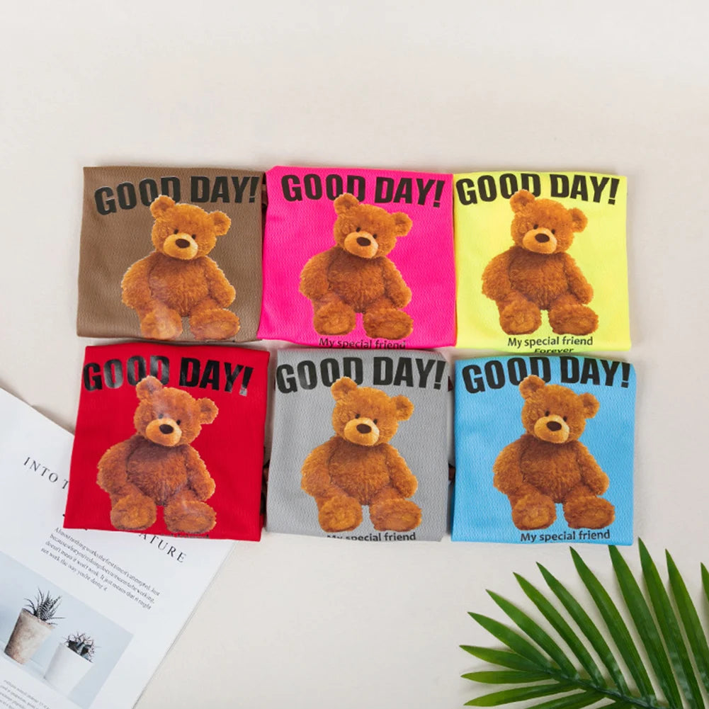 Bear-Print Dog & Cat Tee