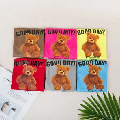 Bear-Print Dog & Cat Tee