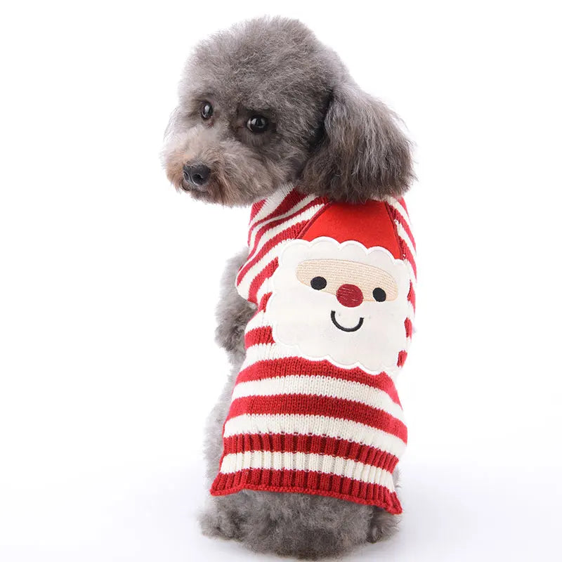 Christmas Deer Knit Dog Sweater