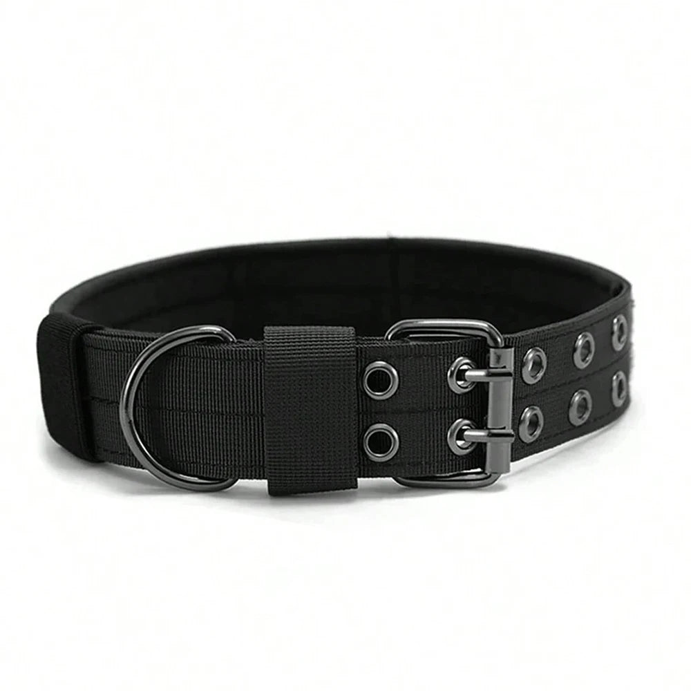 Military-Style Adjustable Dog Collar