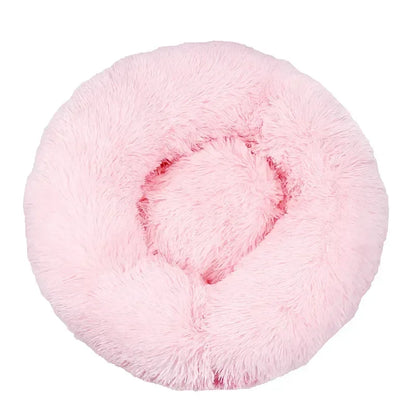 Comfortable Donut Cuddler Pet Bed, Round Dog Kennel, Ultra Soft, Washable Dog and Cat Cushion Bed, Warm Sofa, Winter, Hot Sell