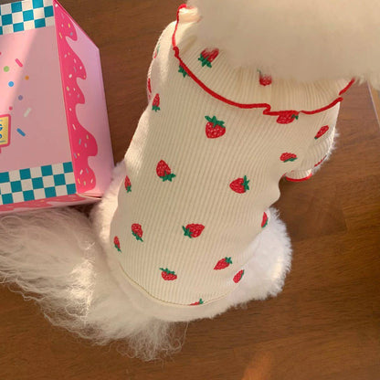 Strawberry Summer Dog Vest
