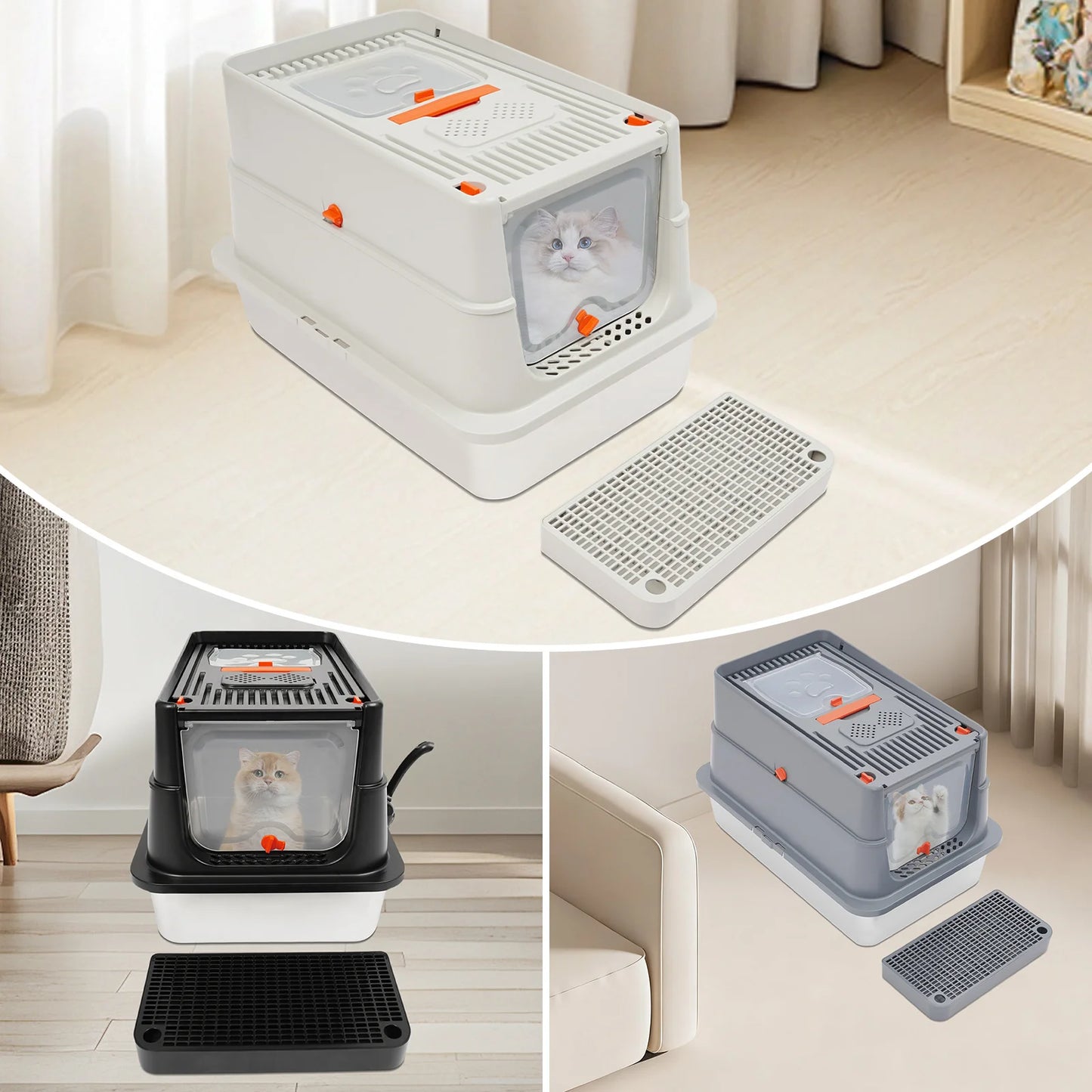 Stainless Steel Cat Litter Box