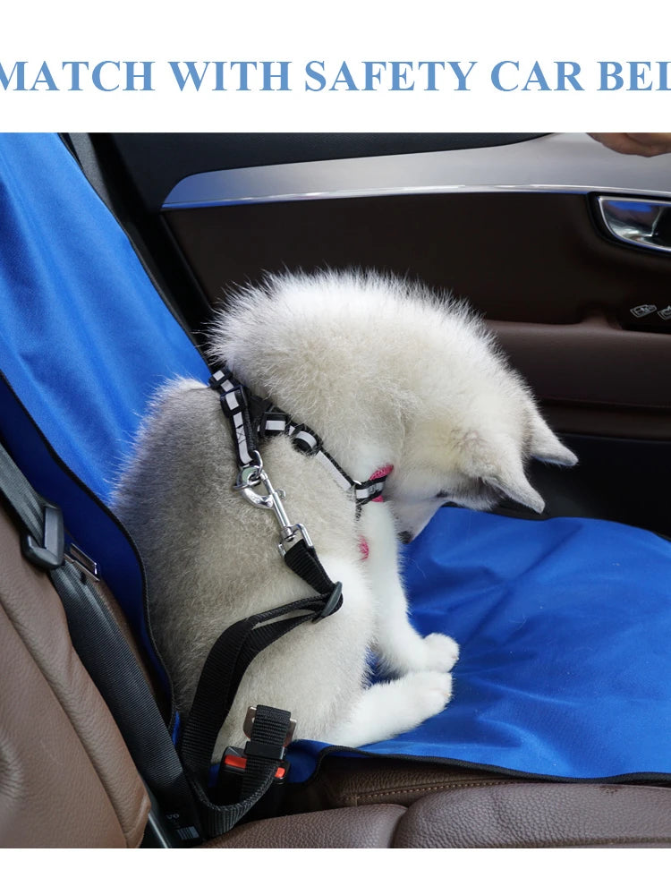 Waterproof Pet Mat Rear Car Back Seat Cover Protector Safety Travel Accessories For Cat Dog Pet Carrier Car Rear Back Seat Mat