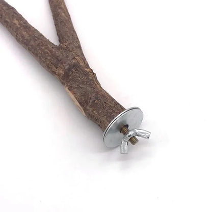 Natural Wood Branch Bird Perch