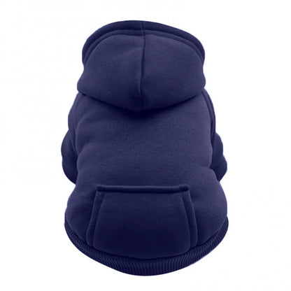 Fleece Pet Hooded Sweatshirt Dog Clothes Winter Warm Hoodie Sweater Coat Costumes for Small Medium Pet Puppy Shirts Clothing