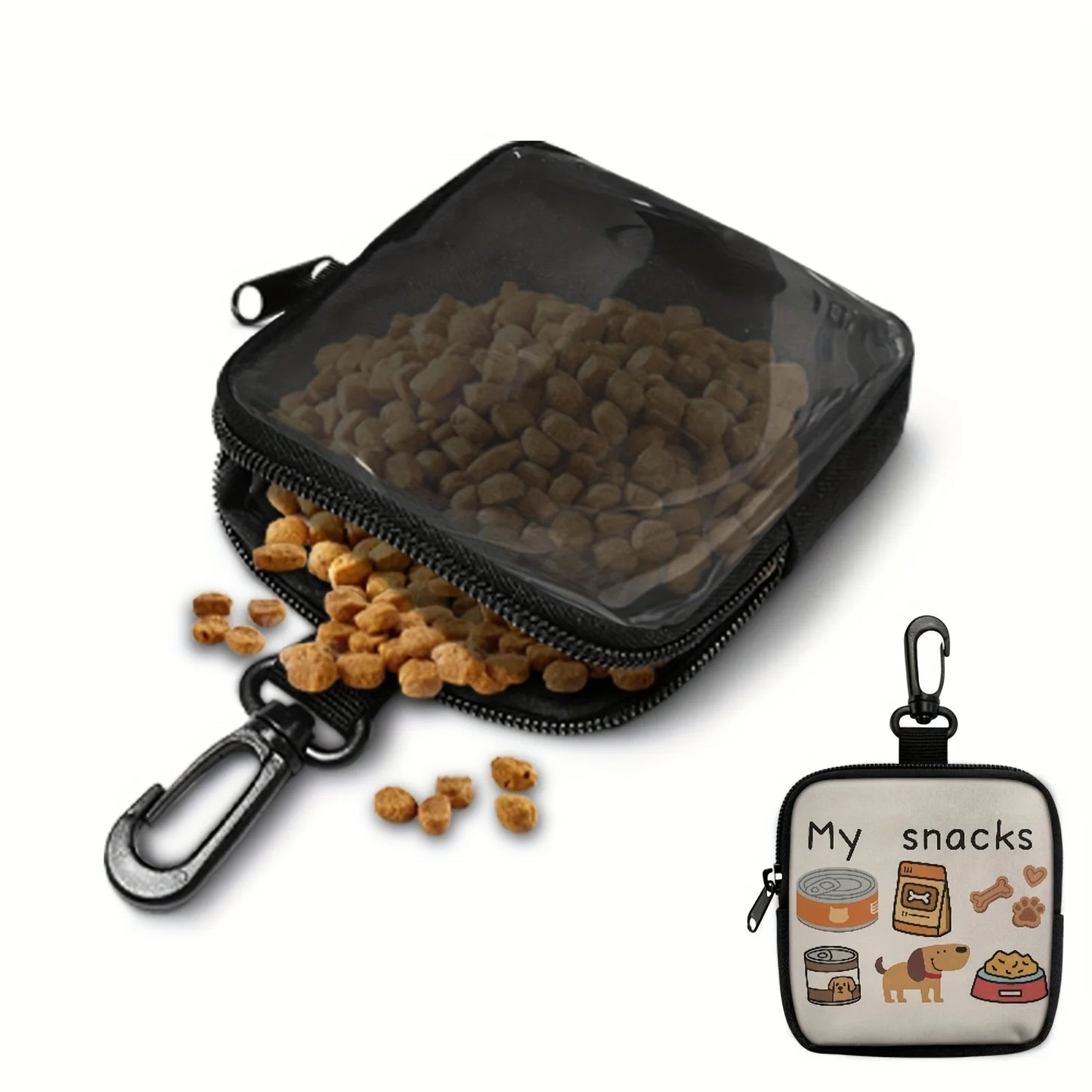 Dog Treat Bag with Clip