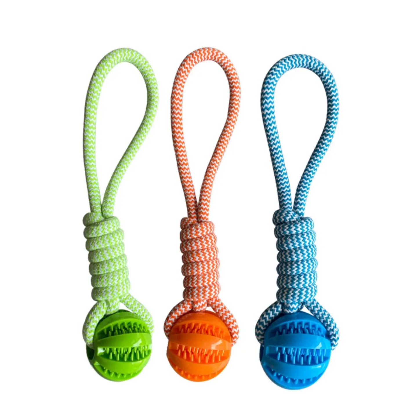 Cotton Rope Treat Ball Dog Toy