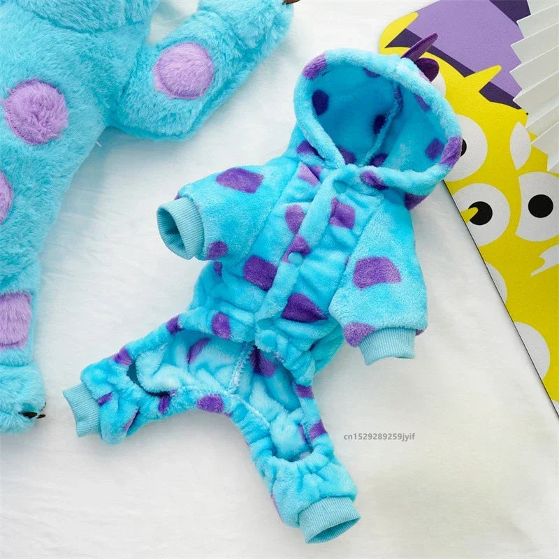 Dinosaur Hooded Dog Coat