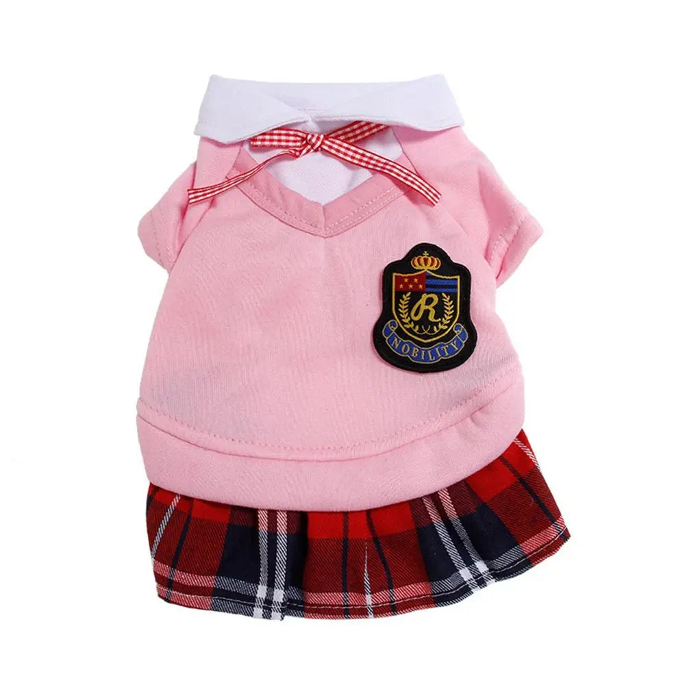 Matching Couple Pet Outfit (Shirt & Dress)