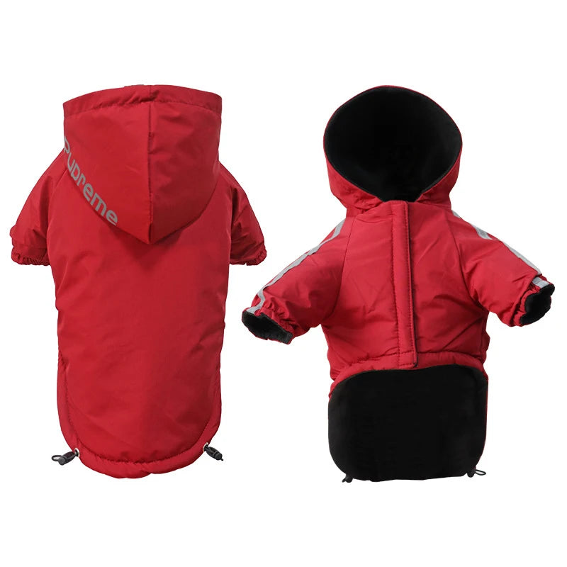 Waterproof Hooded Winter Dog Coat