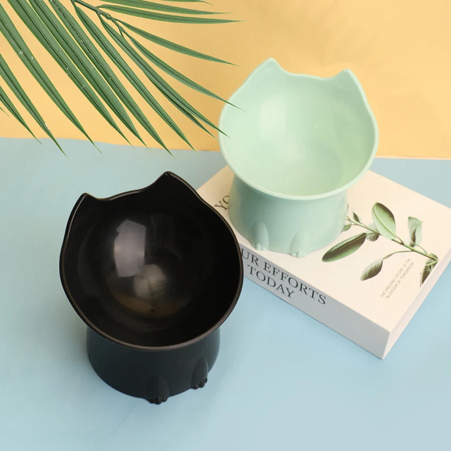 Elevated Anti-Tip Cat Bowl