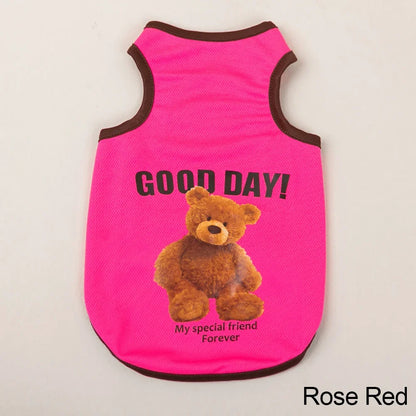 Bear-Print Dog & Cat Tee