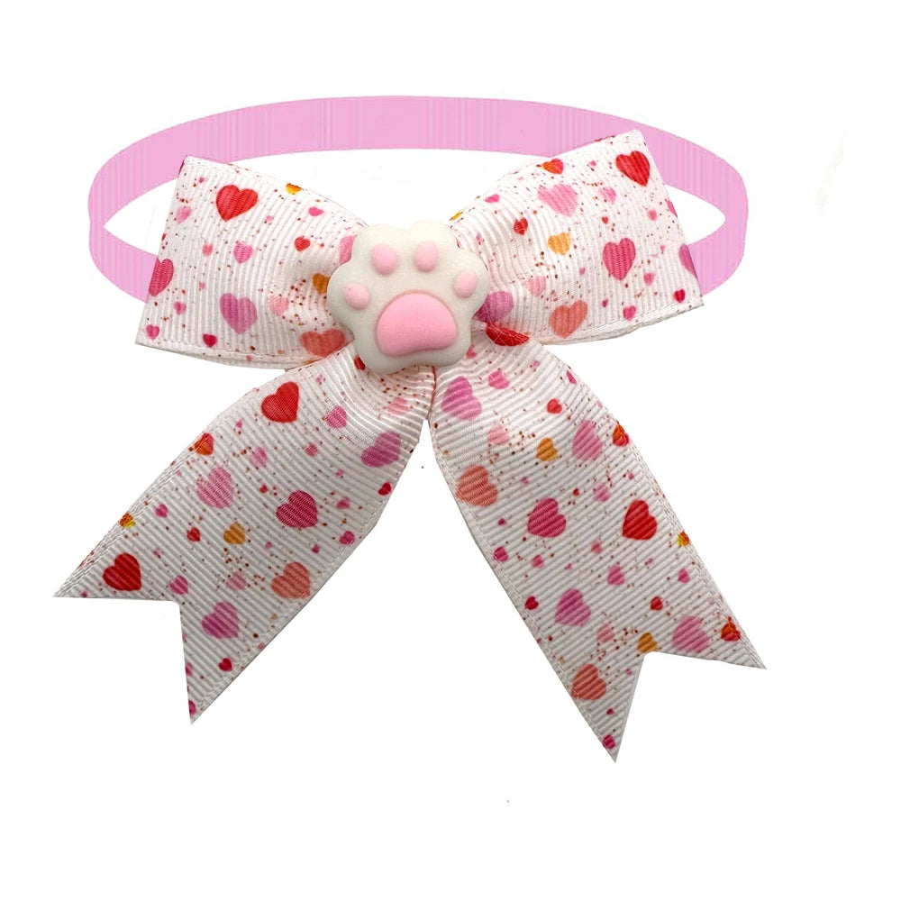 Valentine's Day Dog Bow Ties (Bulk Pack)