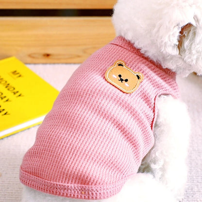 Waffle-Knit Dog & Cat Tee
