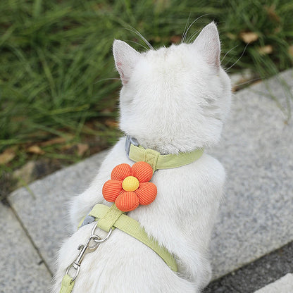 Adjustable Breathable Dog & Cat Harness Set