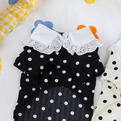 Polka Dot Summer Dog Dress