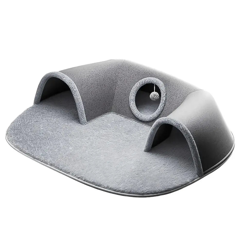 U-Shaped Cat Tunnel Bed