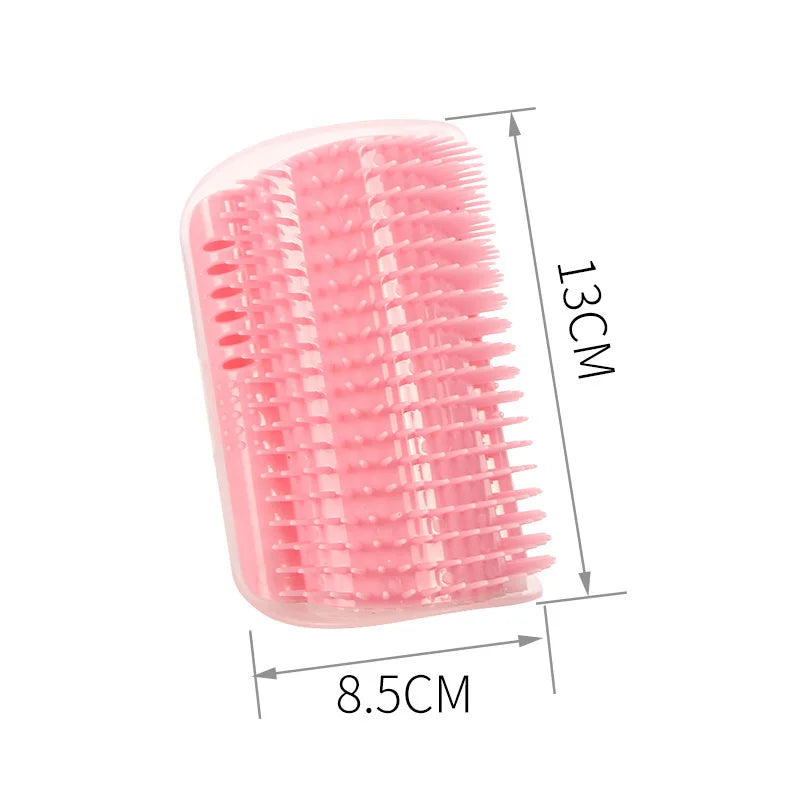 Wall-Corner Cat Massage Brush