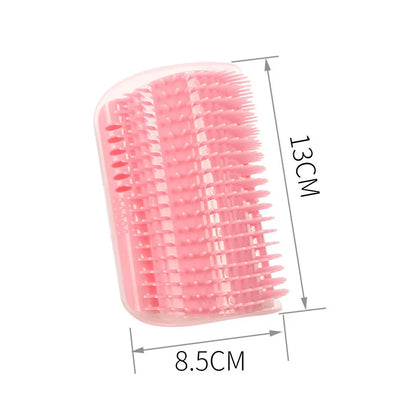Wall-Corner Cat Massage Brush