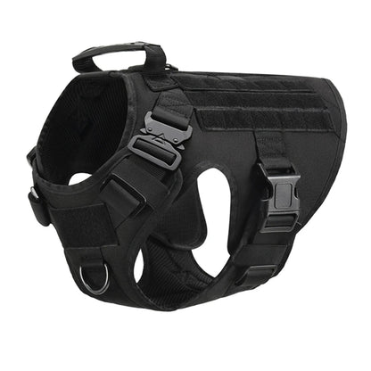 Tactical Dog Vest Harness & Leash Set