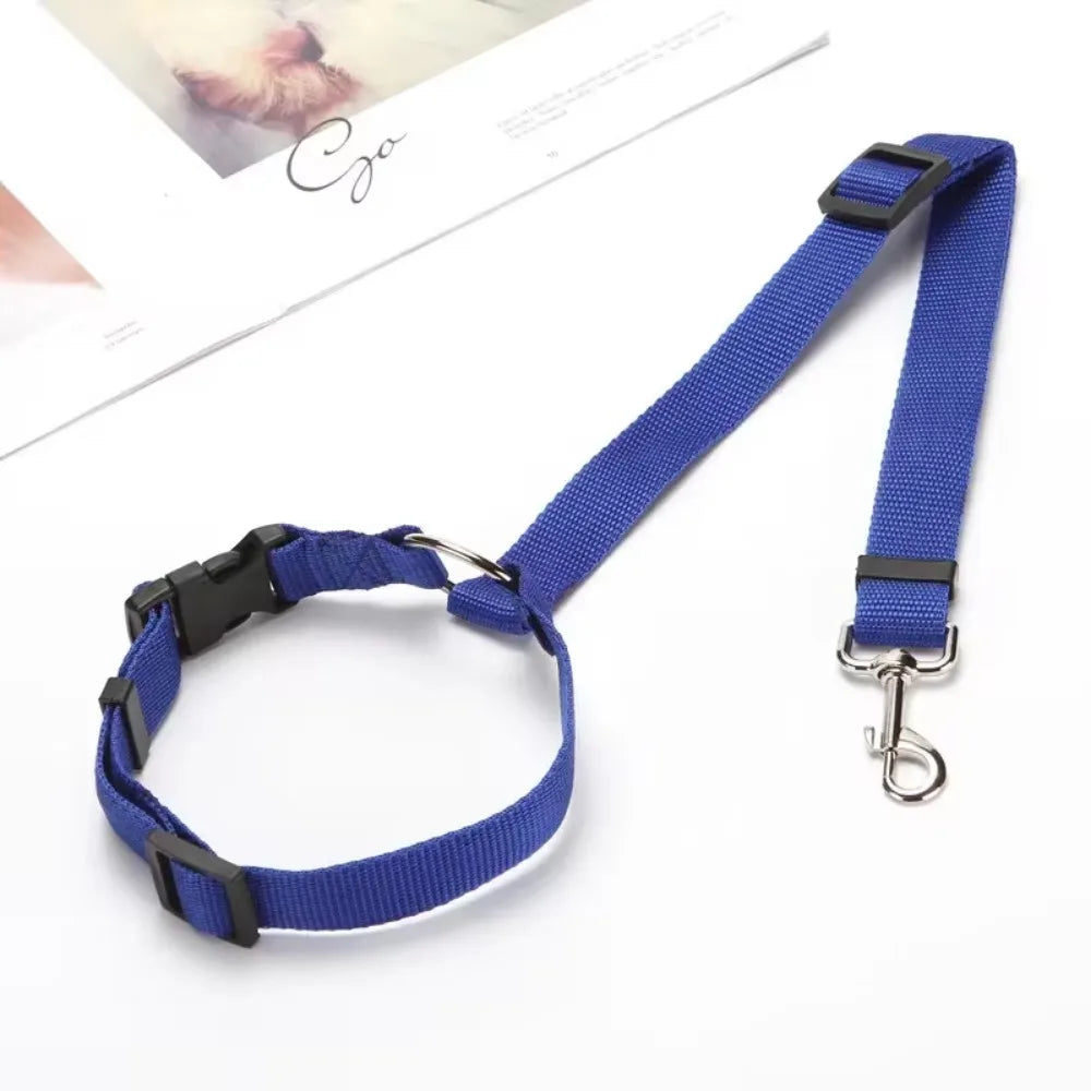 2-in-1 Dog Car Seat Belt & Leash