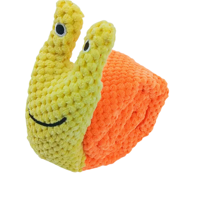 Snail Puzzle Squeaky Dog Toy