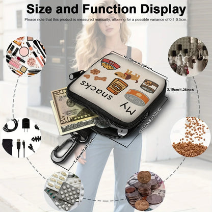 Dog Treat Bag with Clip