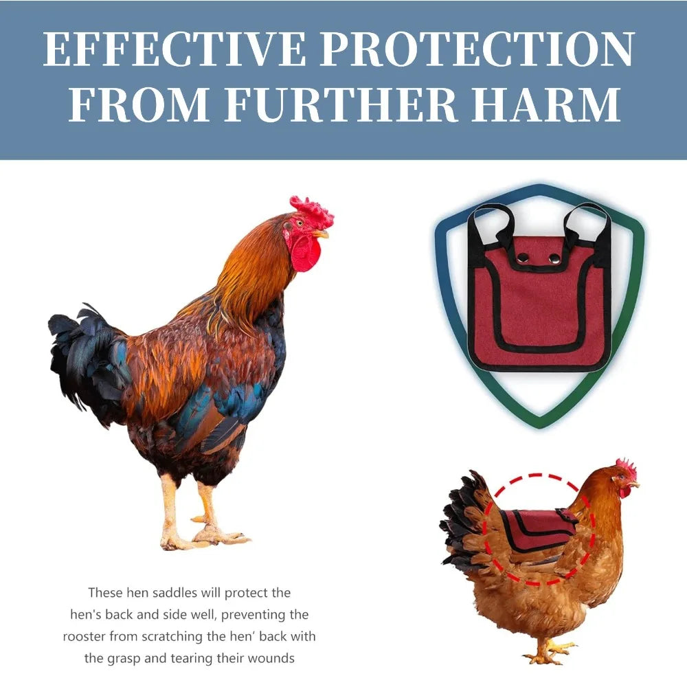 Chicken Saddle Hen Apron (Feather Protector)