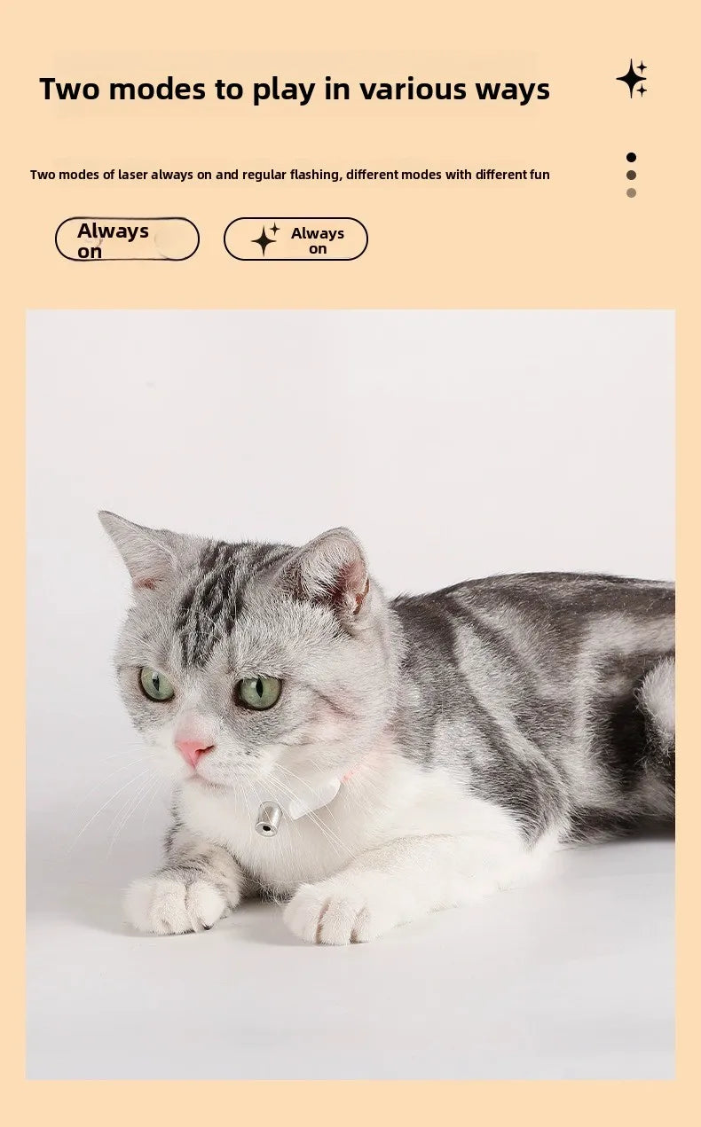 Automatic Laser Cat Teaser Collar