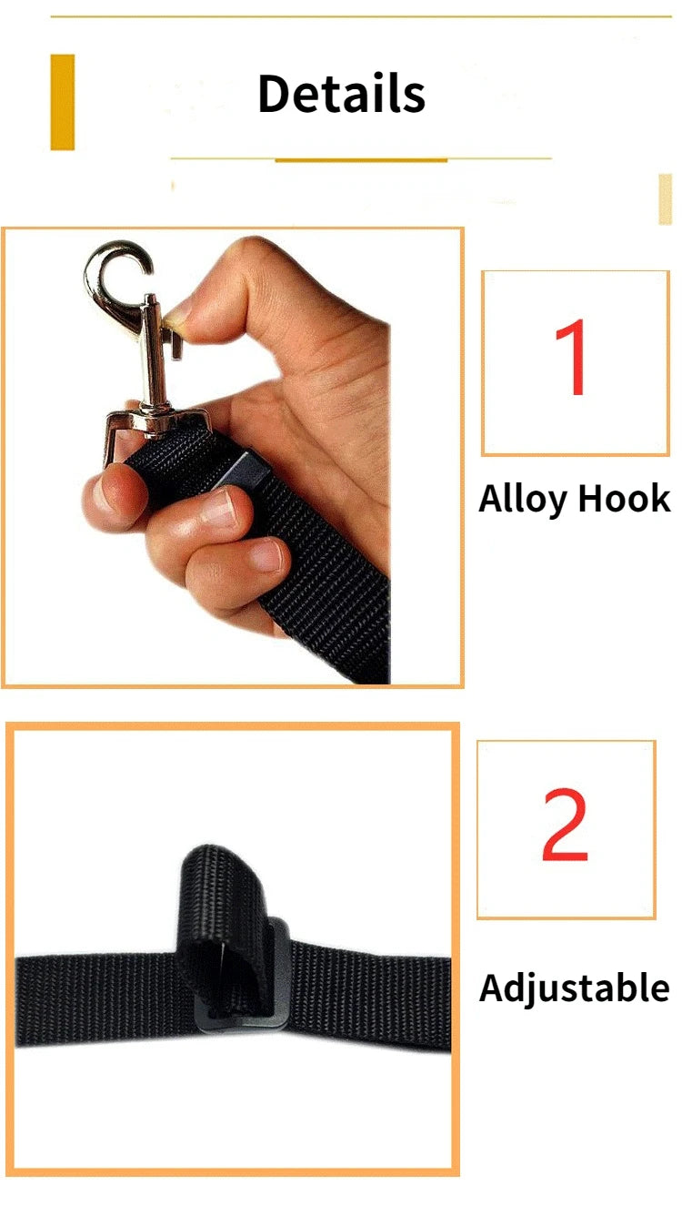 2-in-1 Dog Car Seat Belt & Leash