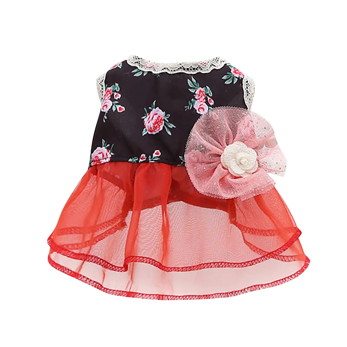 Rose Summer Dog Dress