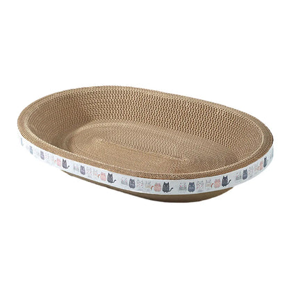 Bowl-Shaped Cardboard Cat Scratcher