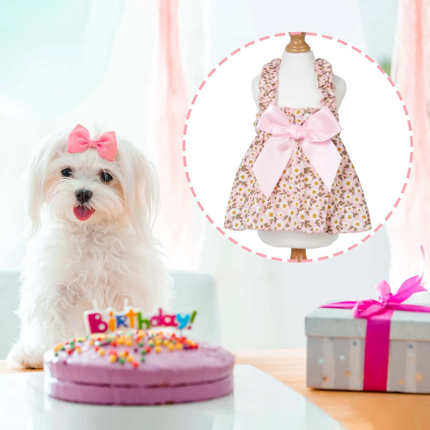 Floral Summer Pet Dress