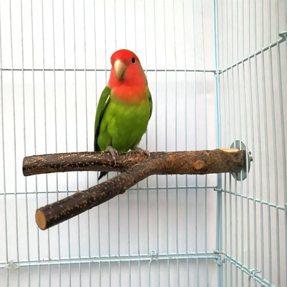 Natural Wood Branch Bird Perch