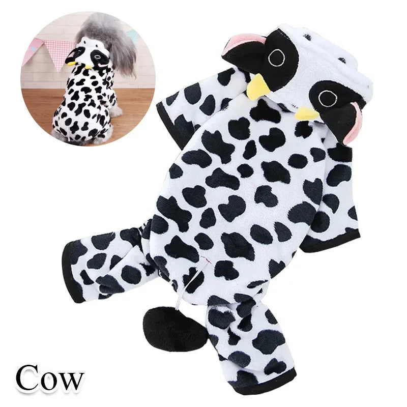 Coral Fleece Dog Costume