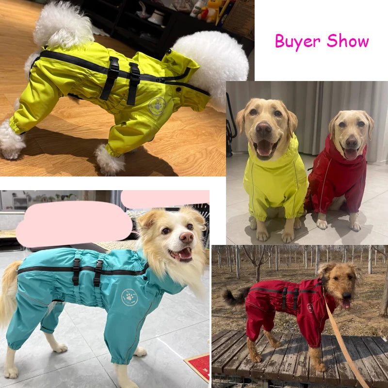 Reflective Dog Raincoat