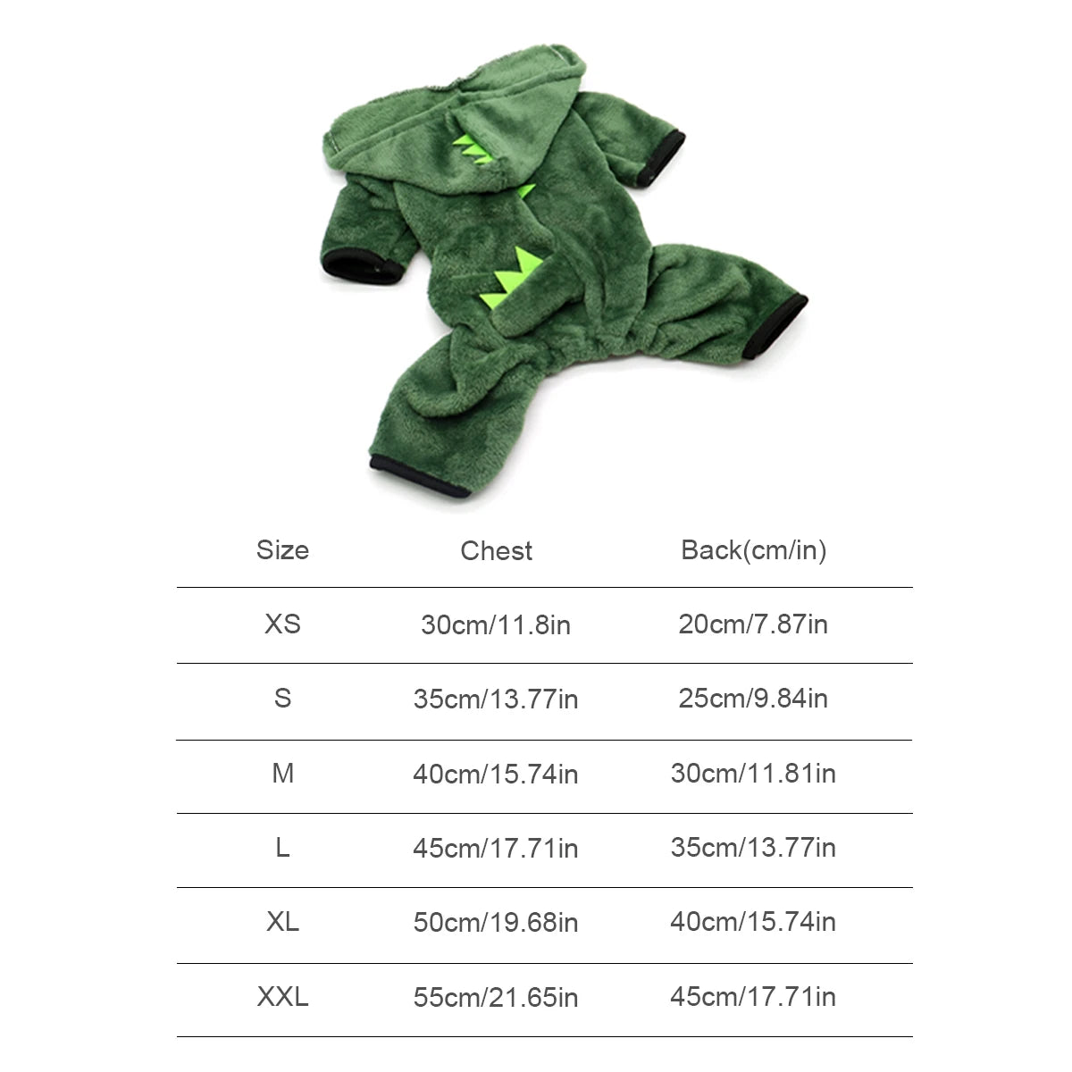 Dinosaur Hoodie Pet Costume