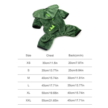 Dinosaur Hoodie Pet Costume