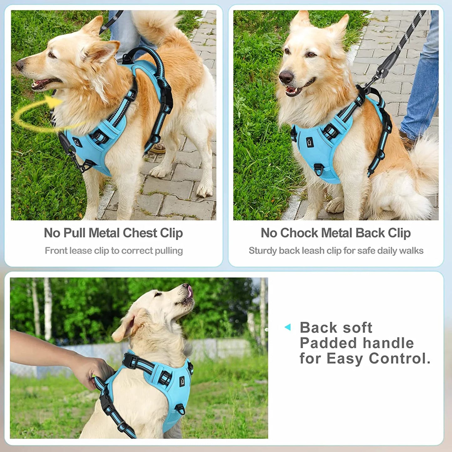 Padded No-Pull Dog Harness