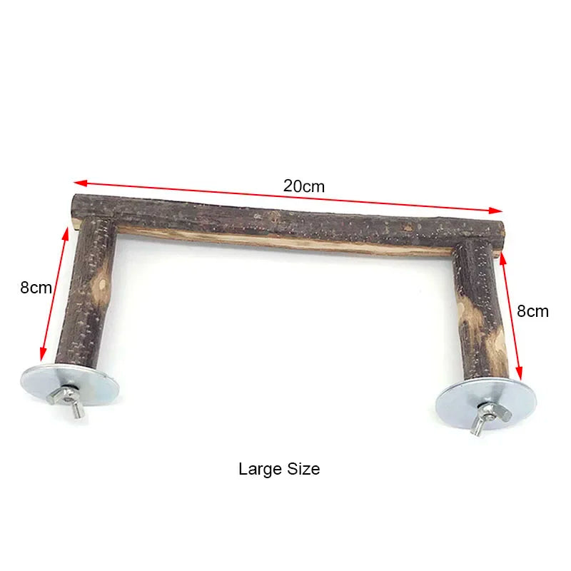 Natural Wood Branch Bird Perch