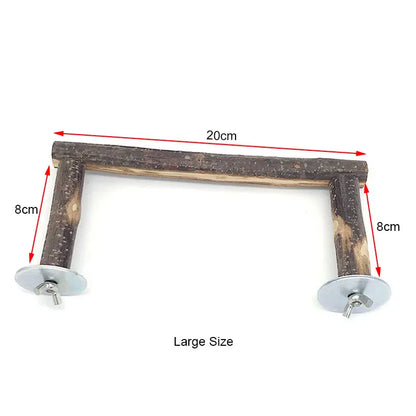 Natural Wood Branch Bird Perch
